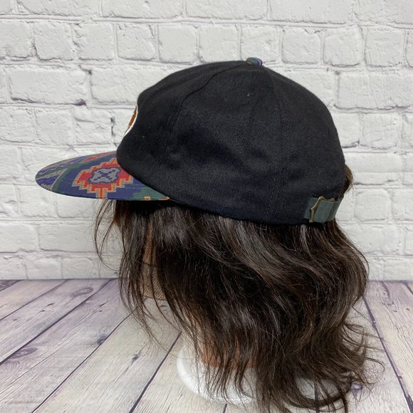 Vintage Hat Cap Strap Back Black AXL Embroidered Logo Adjustable KP Caps Casual - Picture 2 of 8